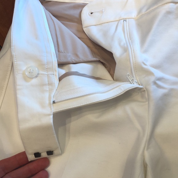 Slim white crop pants WHBM - Picture 3 of 6